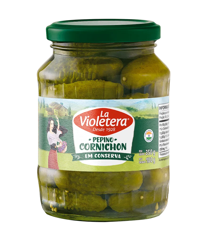 Pepino Cornichon La Violetera 180g