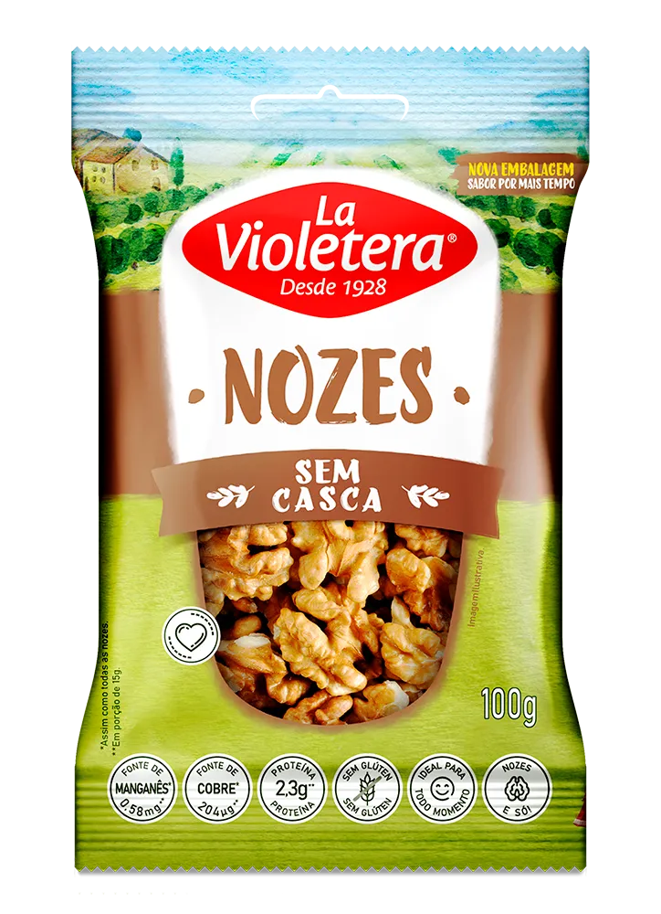 Nozes sem casca La Violetera 100g 