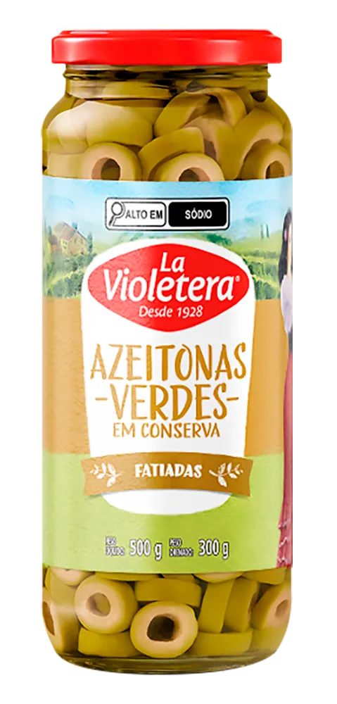 Azeitona Verde Fatiada La Violetera 300g