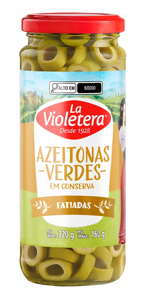 Azeitona Verde Fatiada La Violetera 160g