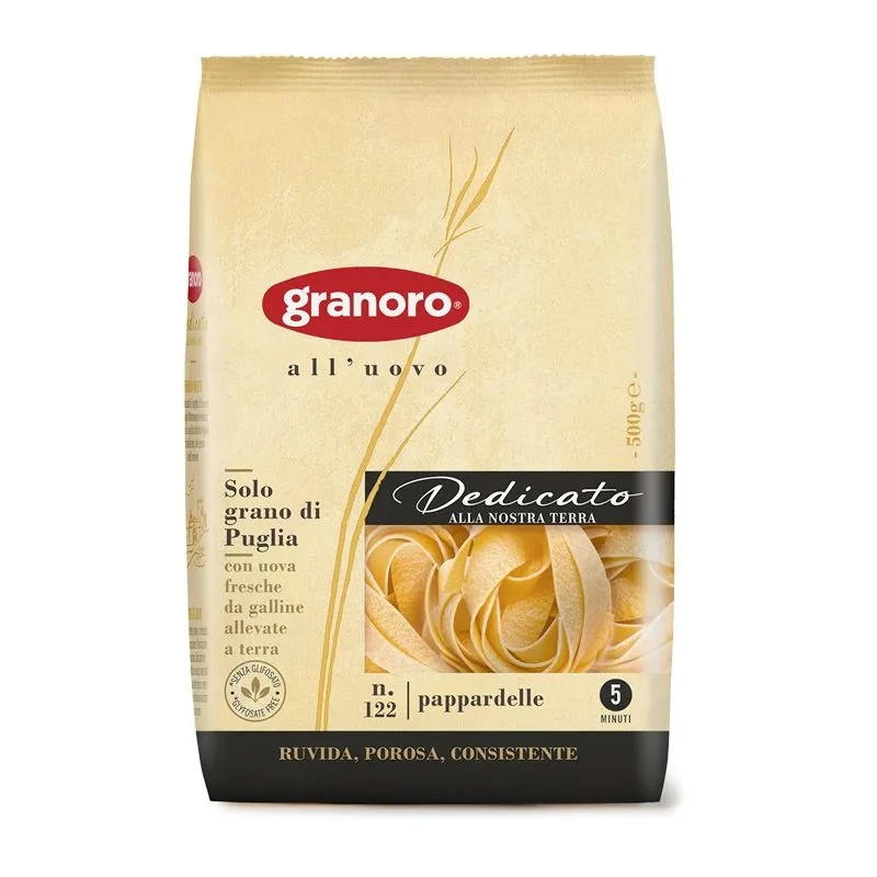 Pasta Grano Duro Pappardelle All Uovo Granoro 500g 