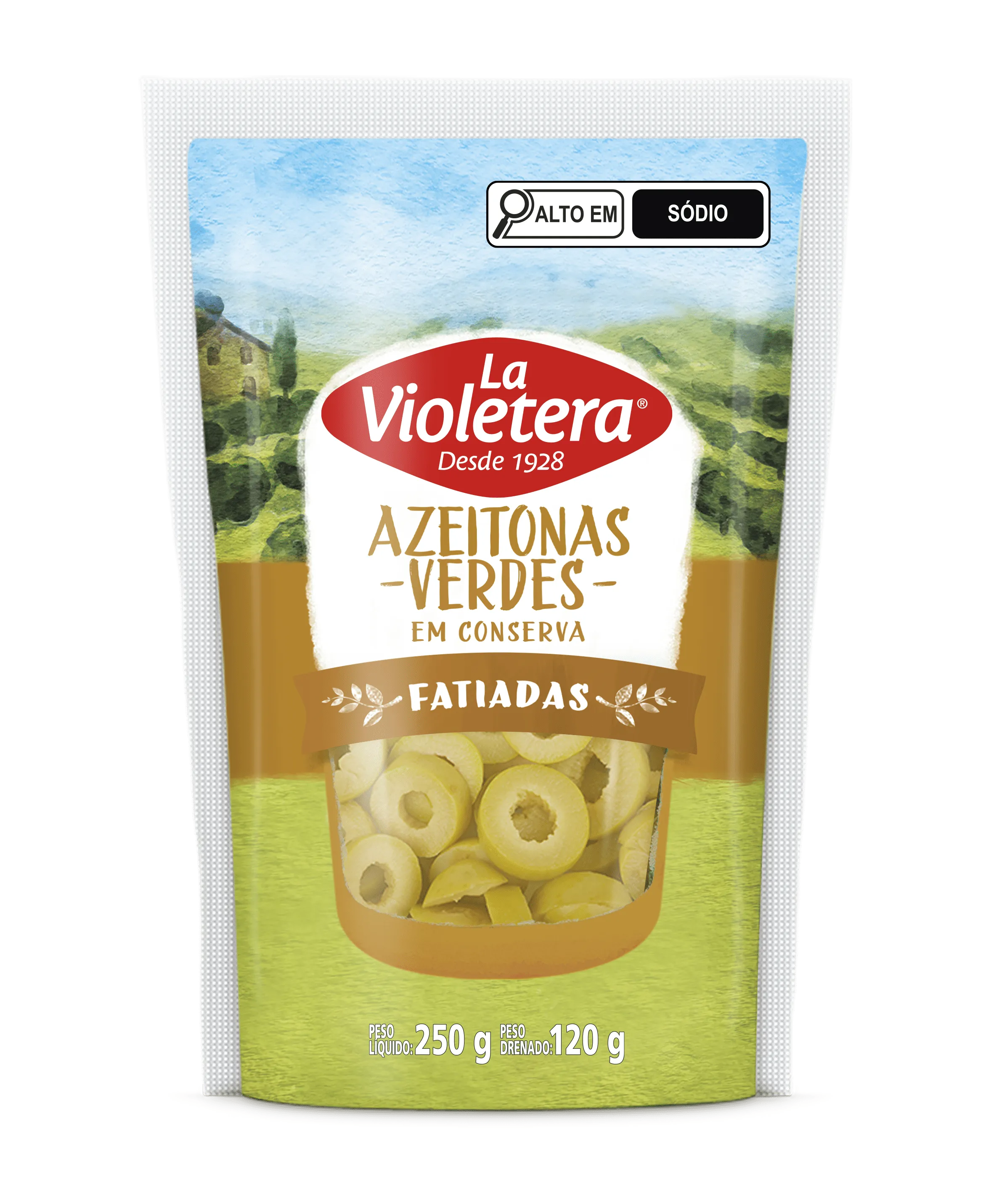 Azeitona Verde Fatiada La Violetera 120g