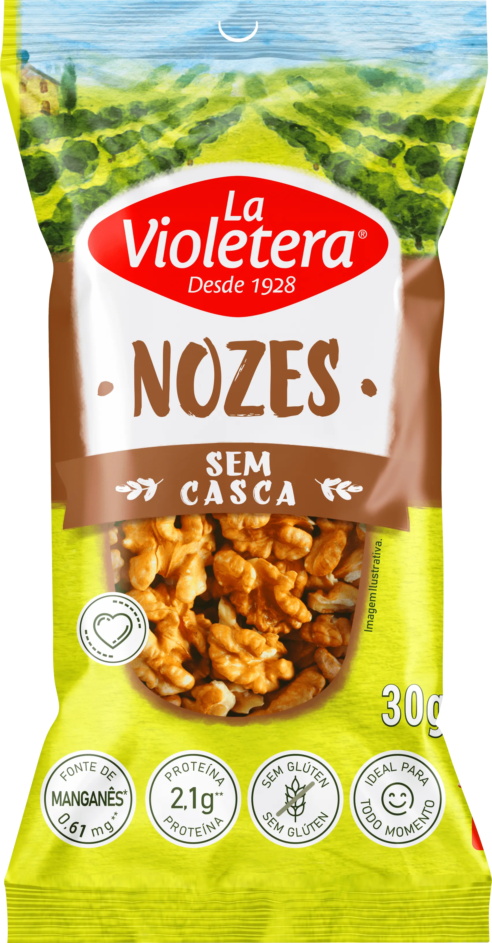 Nozes La Violetera Sem Caroço  30g