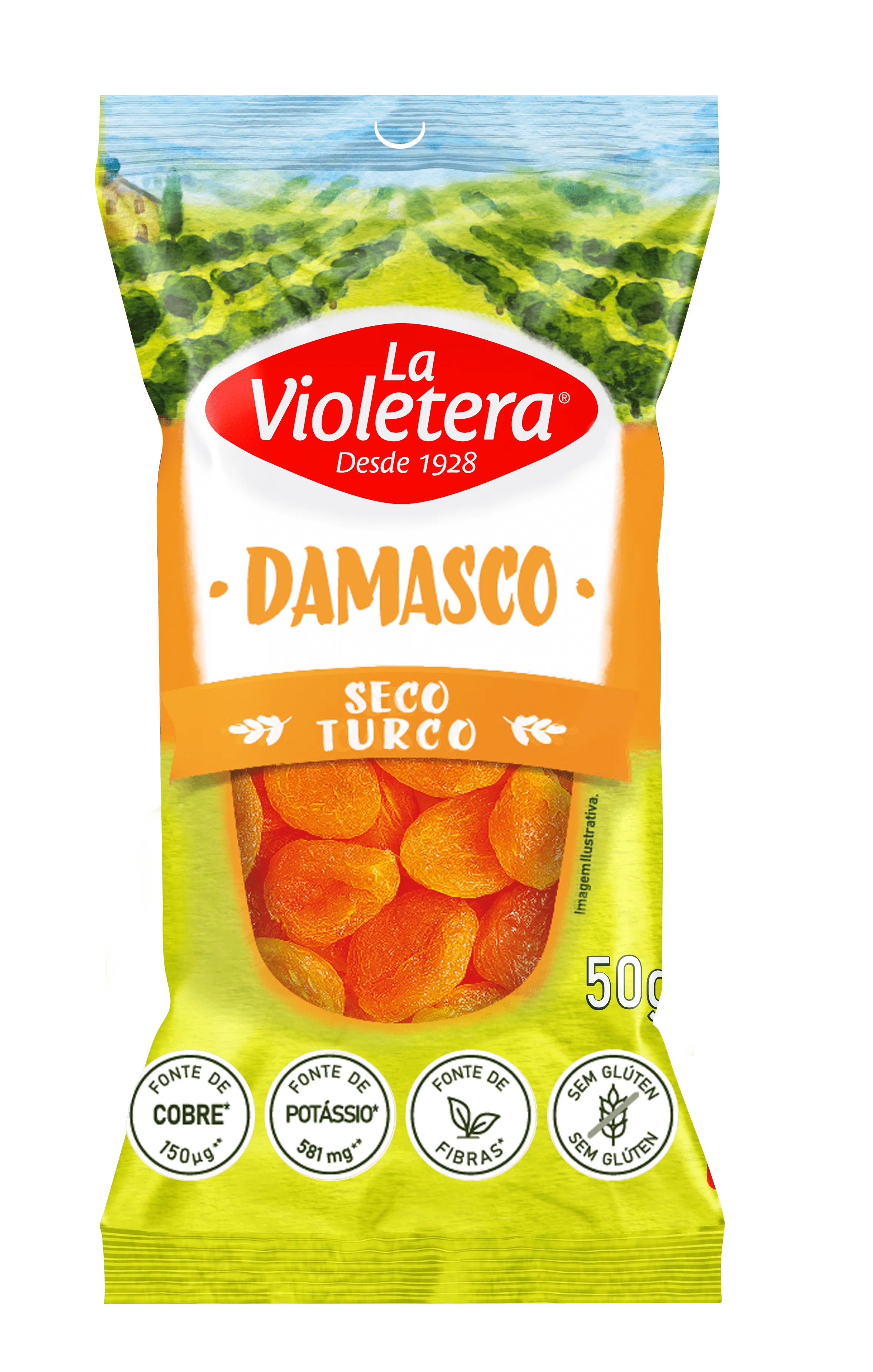 Damasco Seco Turco La Violetera 50g