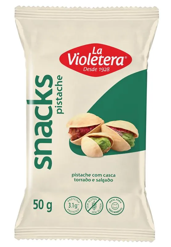 Snack La Violetera Pistache Torrado/Salgada  40g