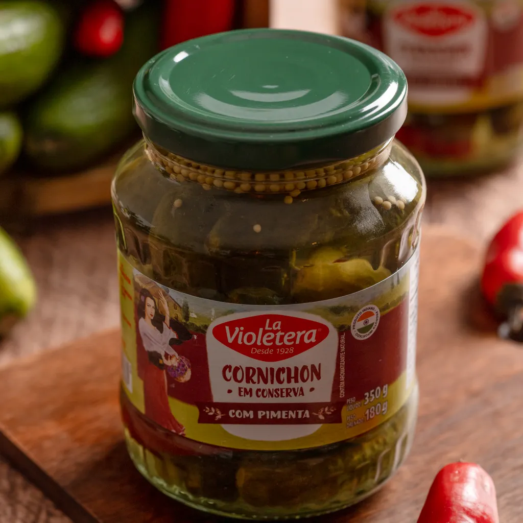 Pepino Cornichon Pimenta La Violetera 180g