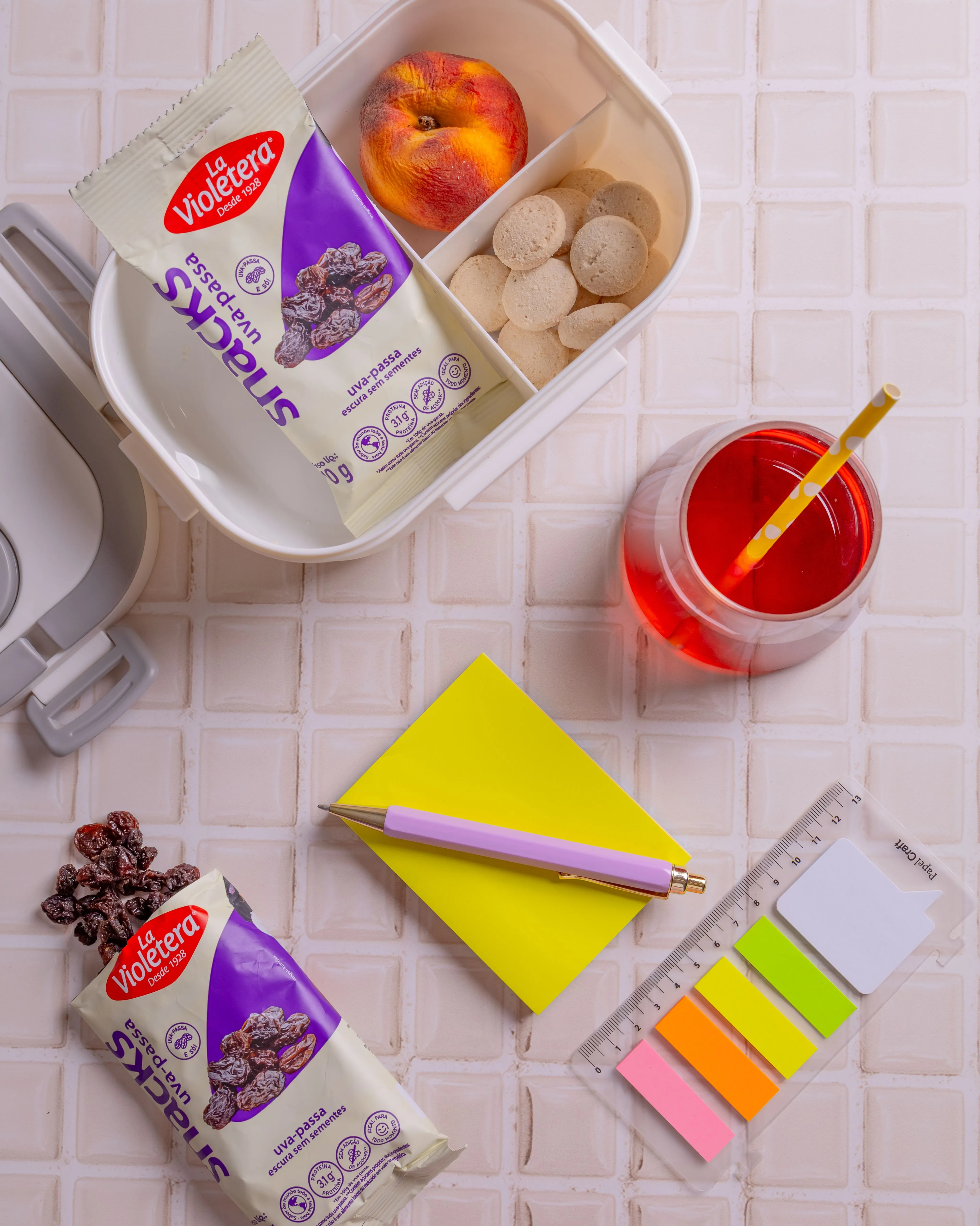 Snack La Violetera Uva Passa Escura Pacote 40g     