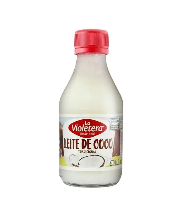 Leite de Coco La Violetera Vidro 200ML