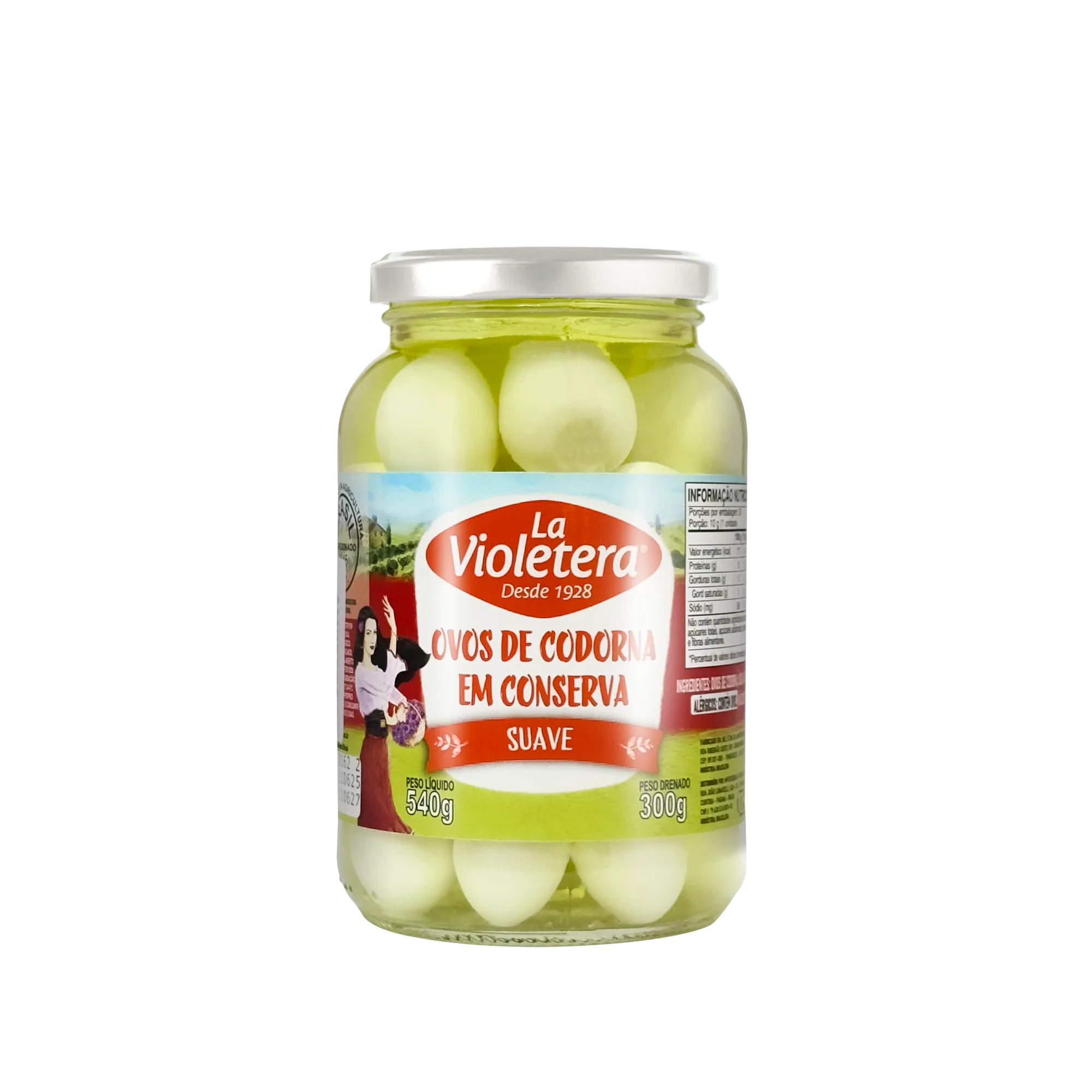 Ovos de Codorna La Violetera Pote 300G