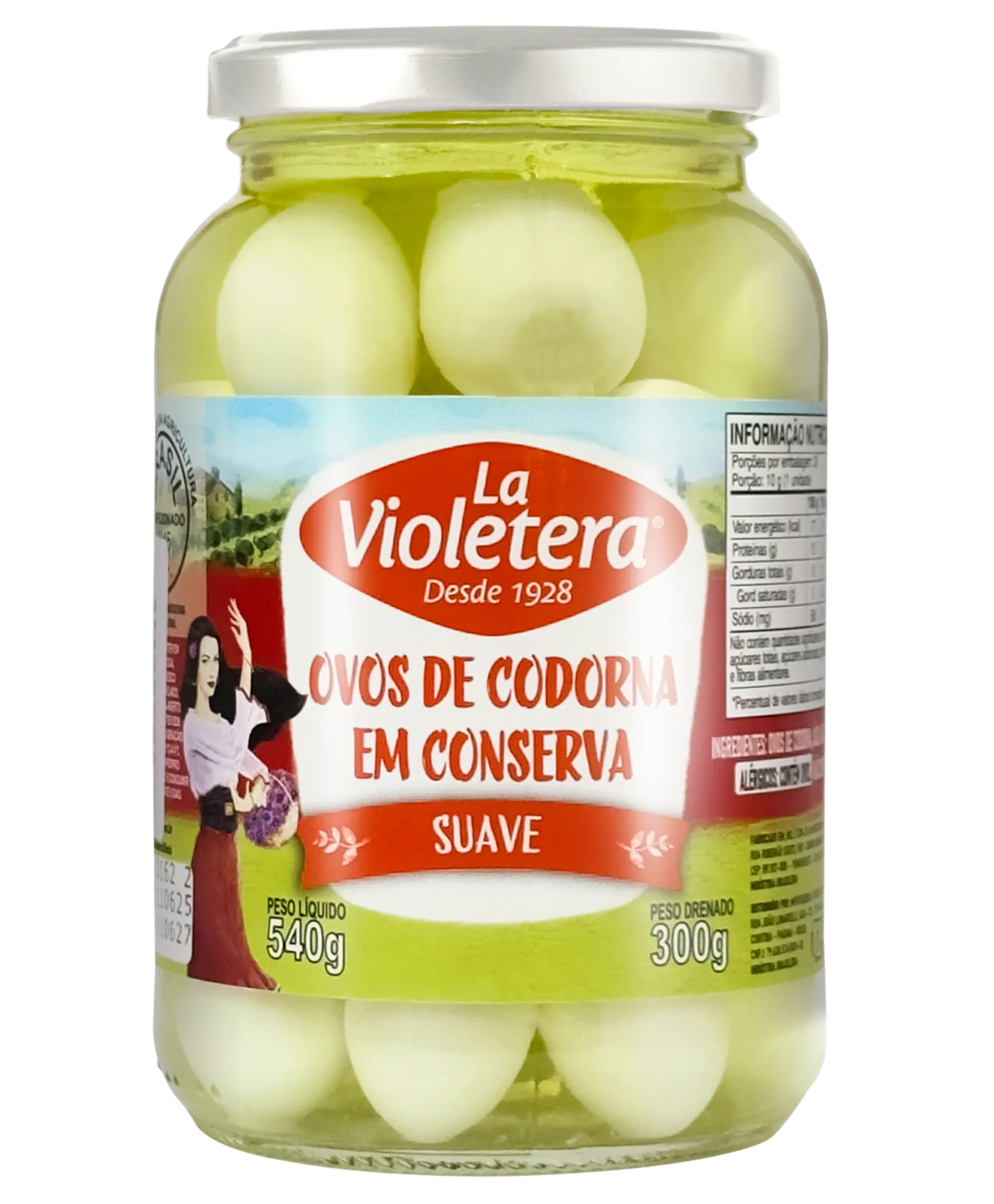 Ovos de Codorna La Violetera Pote 300G