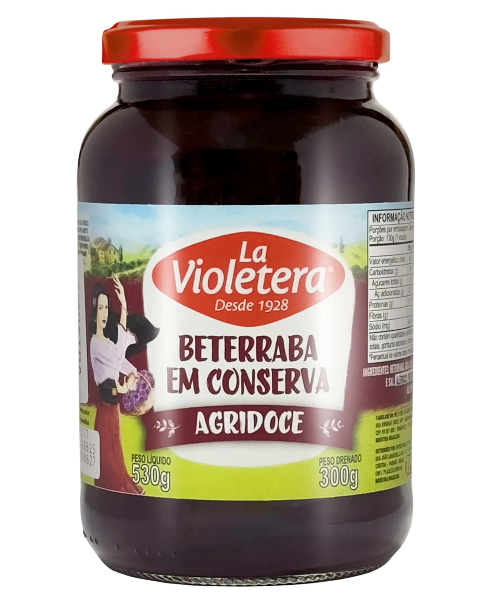 Beterraba Agridoce La Violetera Pote 300G