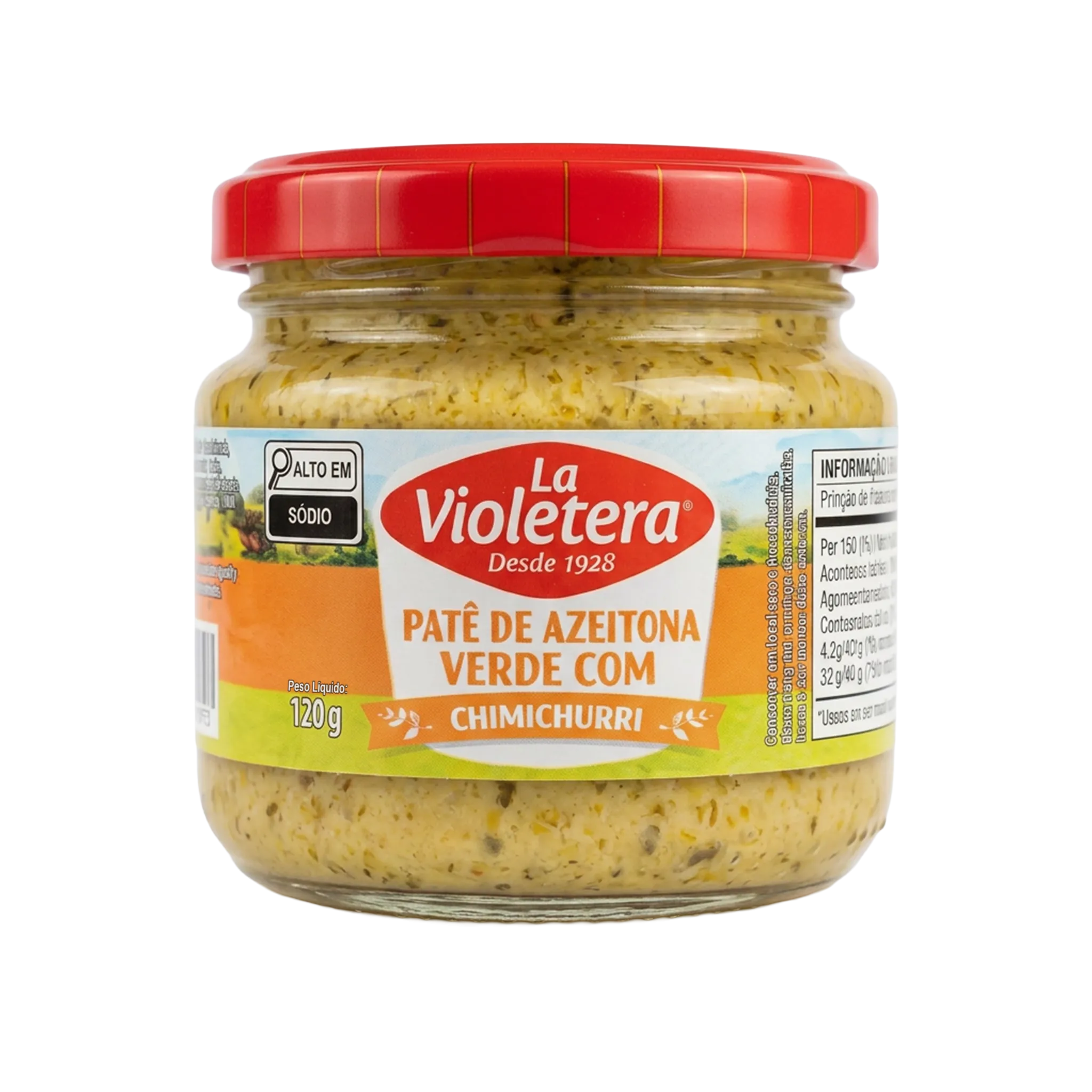 Pate Azeitona Chimichurri Vidro La Violetera Pote 120g