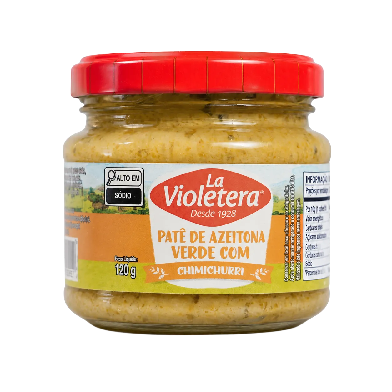 Pate Azeitona Chimichurri Vidro La Violetera Pote 120g