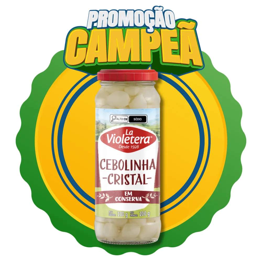 Cebolinha Cristal La Violetera 200g