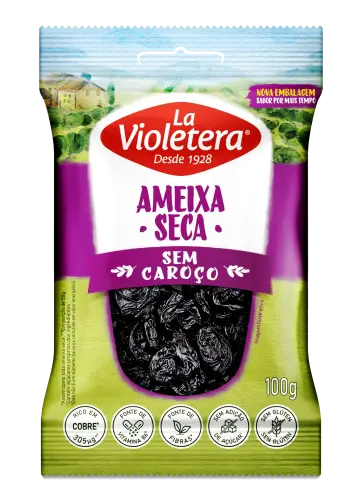 Ameixa Seca sem Caroço La Violetera 100g