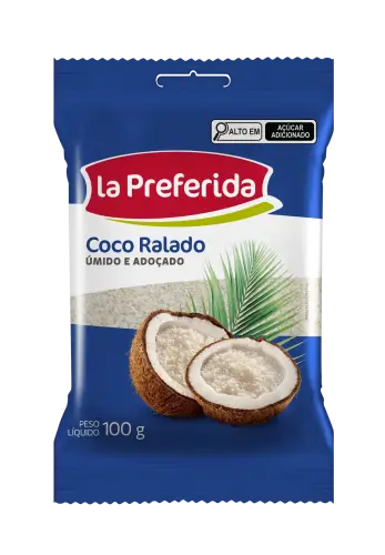 Coco Ralado Adoçado La Preferida 100g