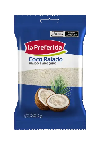 Coco Ralado Adoçado La Preferida 800g