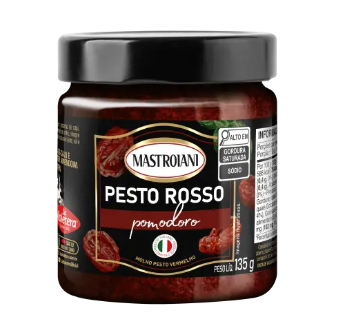 Molho Pesto Vermelho Mastroiani 135g