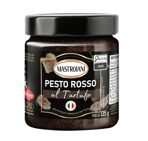 Molho Pesto Vermelho Trufa Mastroiani 135g