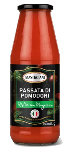 Passata Pomodori Rústica com Manjericão Mastroiani 680g