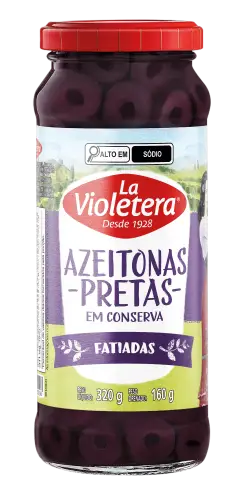 Azeitona Preta Fatiada La Violetera 160g