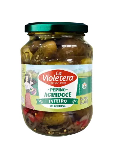 Pepino Inteiro Agridoce La Violetera 360g