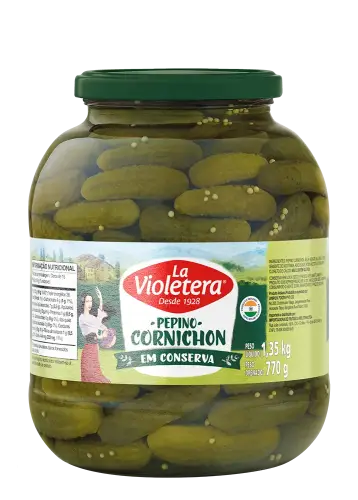 Pepino Cornichon La Violetera 770g