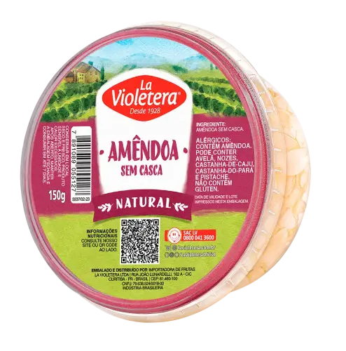 Amêndoa sem casca La Violetera 150g