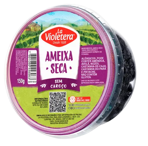 Ameixa Seca sem caroço La Violetera 150g