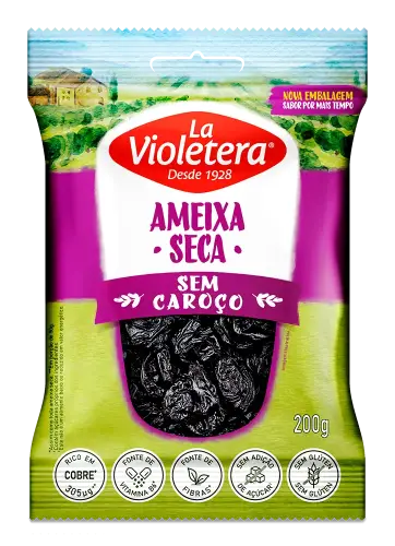 Ameixa Seca sem Caroço La Violetera 200g