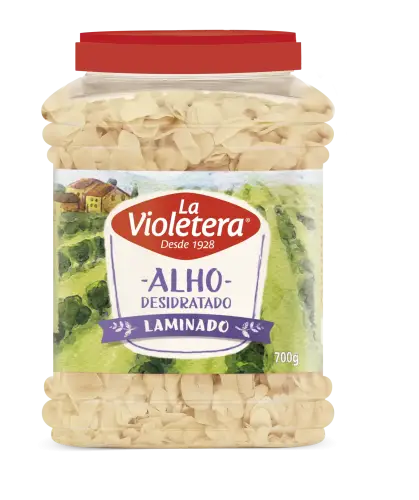 Alho Desidratado Laminado 700 gr