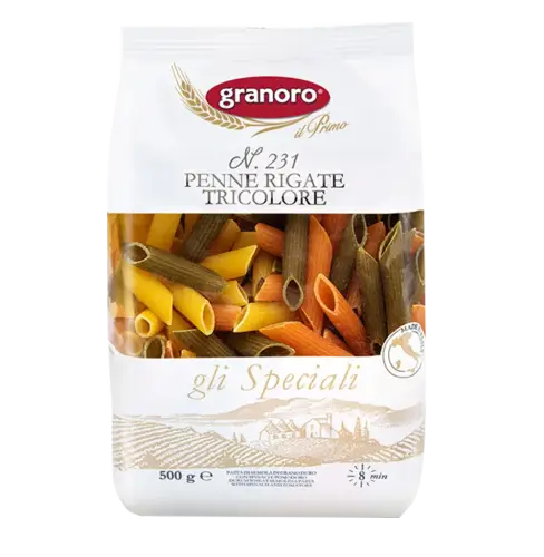 Penne Rigate Tricolore Granoro 500g