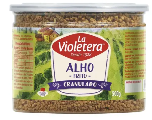 Alho Frito Granulado La Violetera  500 G	