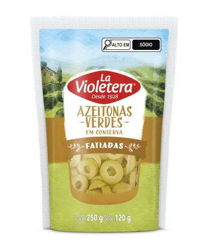 Azeitona Verde Fatiada La Violetera 120g