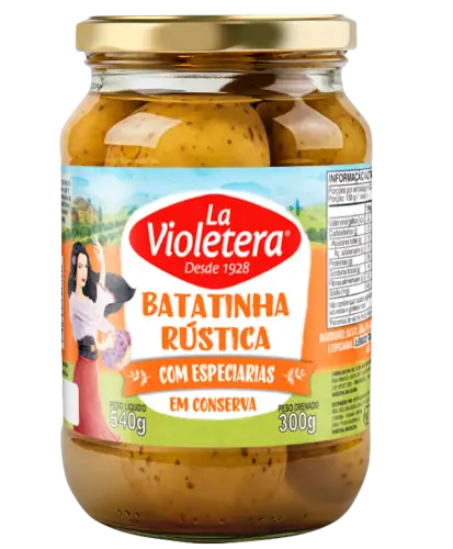 Batatinha Rústica Com Especiarias La Violetera Pote 300G