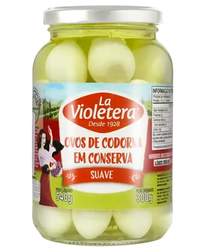 Ovos de Codorna La Violetera Pote 300G