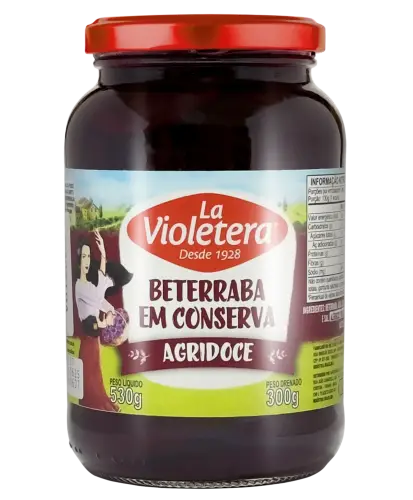 Beterraba Agridoce La Violetera Pote 300G