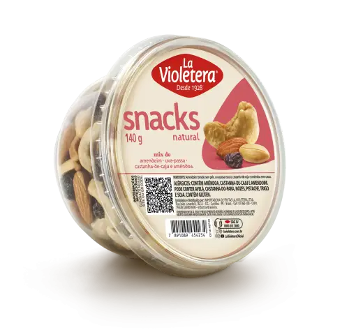 Snack Mix Natural La Violetera 140g